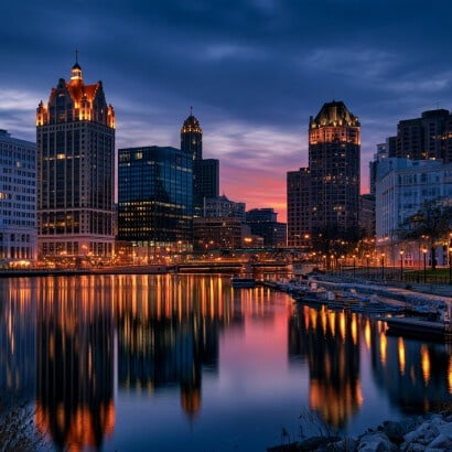 Wisconsin Cap Is Milwaukee, Wisconsin a county seat, state capital, or national capital?