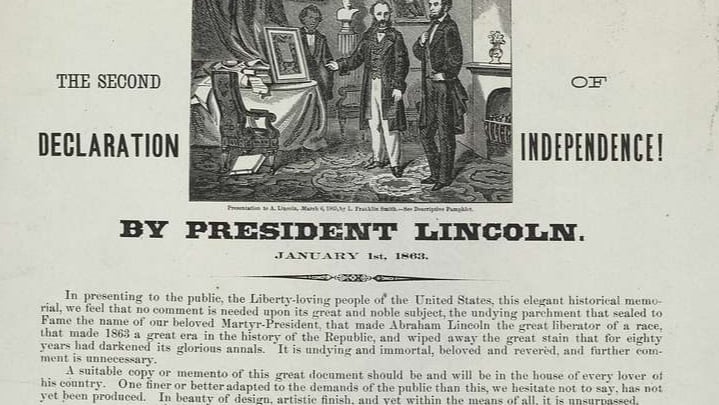 Which historic document concerning slavery did President Abraham ...