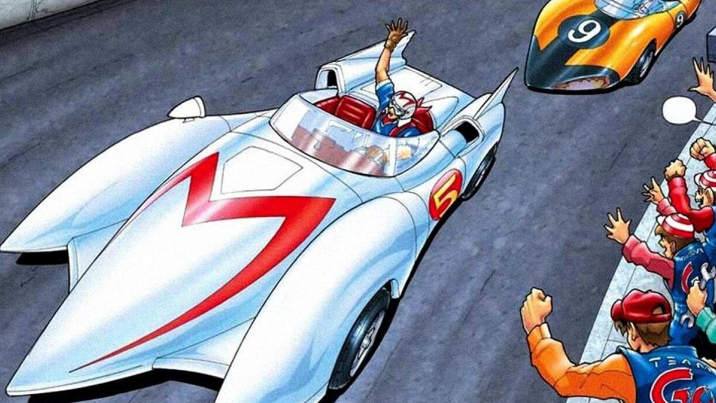 What's the name of Speed Racer's infamous red and white racing car? |  QuizGriz