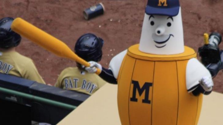 Brewers introduce creepy new 'Barrelman' mascot