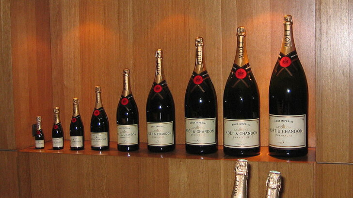 Equivalent to twenty bottles, which of these large bottles of champagne